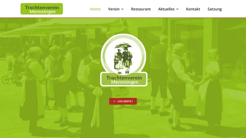 Website des Trachtenvereins Memmingen
